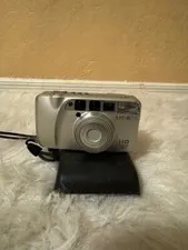 Minolta 110 Zoom Date Silver 38-110mm Point & Shoot 35 mm Film Camera