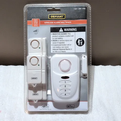 Defiant Wireless Alarm Multipack Keypad Control Instant Alert 120dB Model 10010…