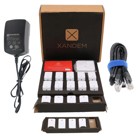 XANDEM Gateway Home Security Kit 14 Sensor Nodes Power Tested Only