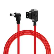 60cm Ultra Soft DTap To 2.1 DC Right Angle Power Cable For Atomos Shogun
