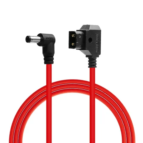 60cm Ultra Soft DTap To 2.1 DC Right Angle Power Cable For Atomos Shogun
