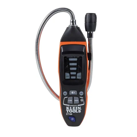 Klein Tools Et120 Gas Leak Detector Combustible Gas Leak Tester 18-Inch