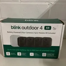 Blink Outdoor 4 XR Four Camera System w/Sync Module XR