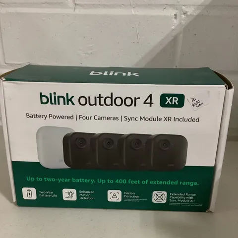 Blink Outdoor 4 XR Four Camera System w/Sync Module XR