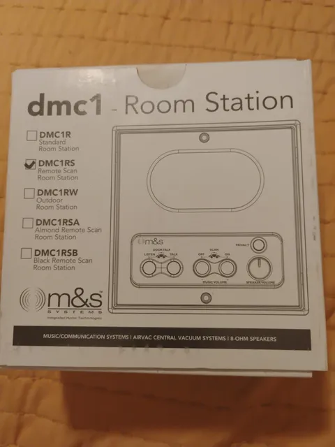 m&s Systems™ DMC1RS Indoor Room Station w/ Remote Scan for DMC1 Radio-Intercom 