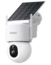 aosu SolarCam D1 Max, 4K Solar Security Camera 360° Auto Tracking Wireless