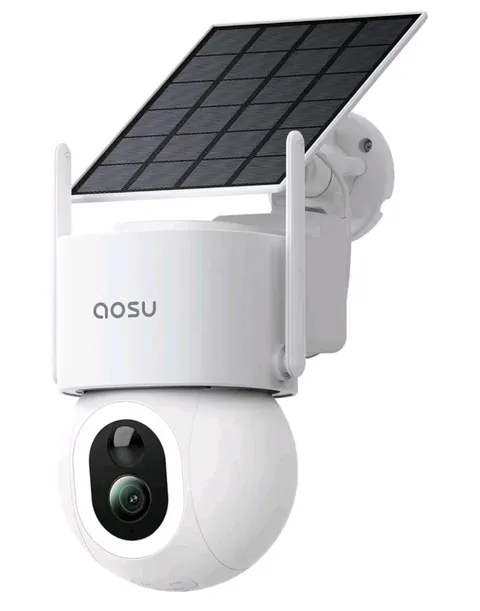 aosu SolarCam D1 Max, 4K Solar Security Camera 360° Auto Tracking Wireless