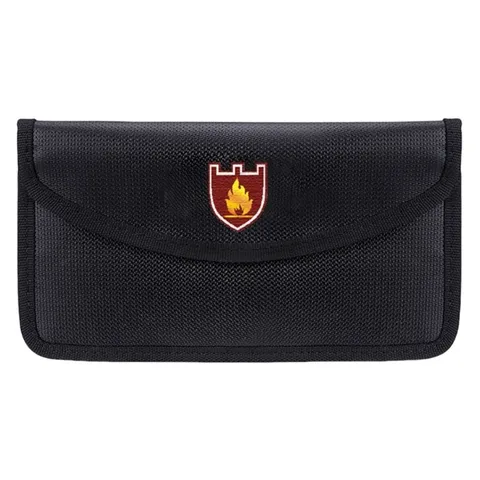 Water Resistant Bag Fireproof Money Bag Envelope Cash Storage Bag for Valuables