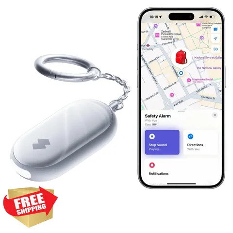 SwitchBot Personal Safety Alarm White with Apple Find My