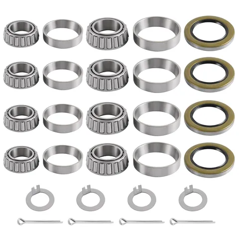 7000 LB Trailer Axle Bearing Kits 25580 14125A Double Lip Grease Sealed