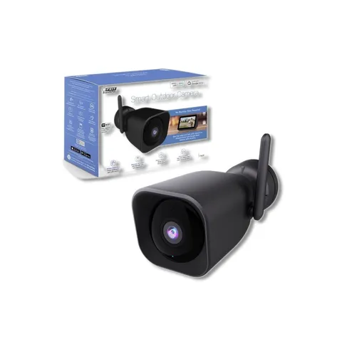 Feit Smart Home Plug-in Outdoor Smart-Enabled Security Camera CAM/WM/WIFI
