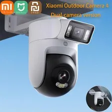 Xiaomi Mijia Outdoor IP66 Waterproof Dual Lens Camera 4 WiFi 6 Full Color Night 