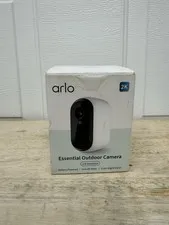 Arlo Essential Outdoor 2nd Gen Add-On 2K Wireless Security Camera White