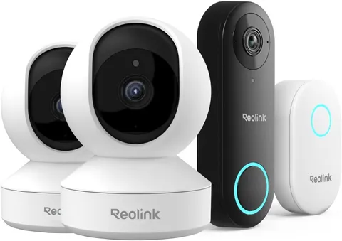 Doorbell Camera with 2 Pcs 4MP Indoor Camera Bundle, Plug-In Wifi Connection, 2