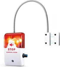 1 Pcs Exit Stopper Door Alarm with 110Db Siren Emergency Door Alarms When Opened