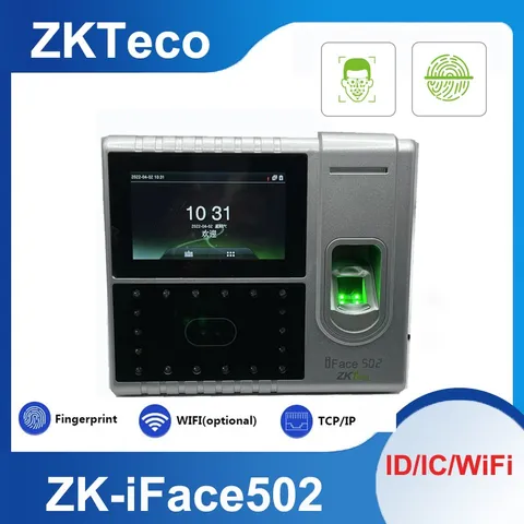 ZKTeco iFace502 Fingerprint Face Recognition Time Attendance Access Control