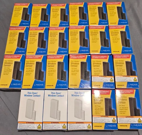 Linear HONDWA01BR Door Window Sensor Brown New in Box Lot of 20 Home Security
