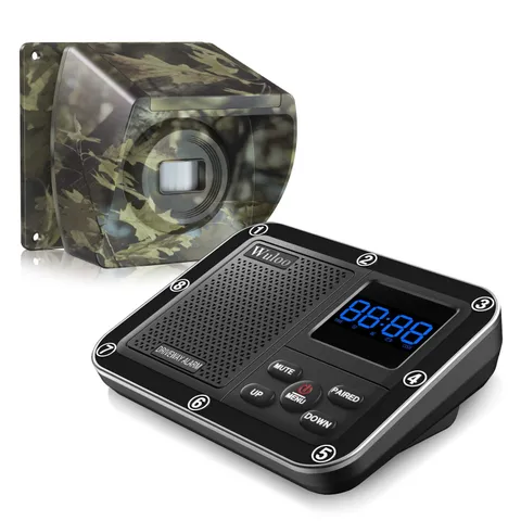 1800 Ft Wireless Outside Driveway Alarm Outdoor Motion Sensor & Detector Driv...