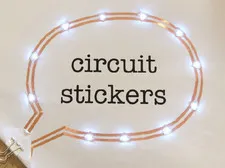 Circuit Sticker Starter Kit with English Sketchbook - Peel-and-stick Electronics