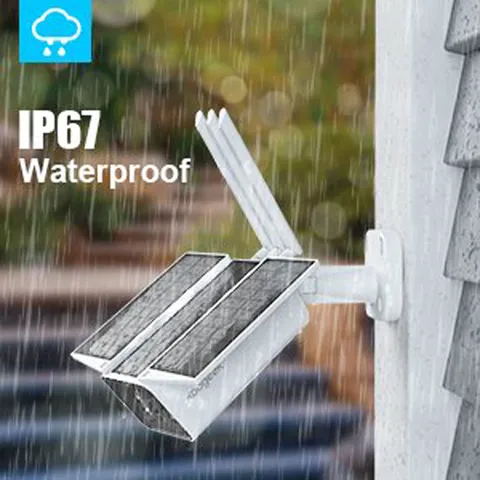 HD 1080P Wireless Solar Power WiFi Outdoor Home Security Camera Night Vision