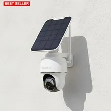 Security Cameras 4K Ultra HD Wireless Outdoor Solar Powered  Waterproof Dome