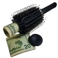 Hair Brush Hidden Stash Safe Secret Compartment Diversion Travel Security Safe*