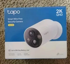 TP-Link 𝗧𝗮𝗽𝗼 MagCam Outdoor Security Camera, 2K, SD/Cloud Storage SEALED