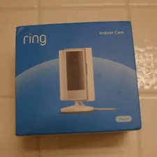 Ring Indoor Cam (2nd Gen) 1080p Wi-Fi Indoor Plug-In IP Camera, White