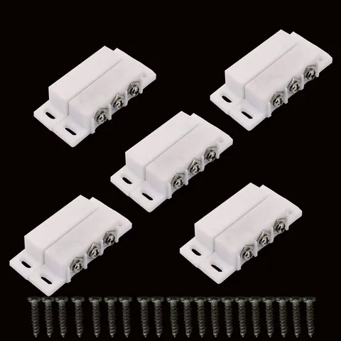 5Sets Magnetic Reed Switch, Magnetic Door Switch/Magnetic Switch/Normally Ope...