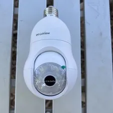 LaView 4MP Bulb Security Camera 2.4GHz,360° 2K 4MP-1PK, Replacement