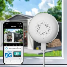 2K Window Security Camera, Color Night Vision, 5G & 2.4Ghz Wi-Fi, AI Motion/Huma