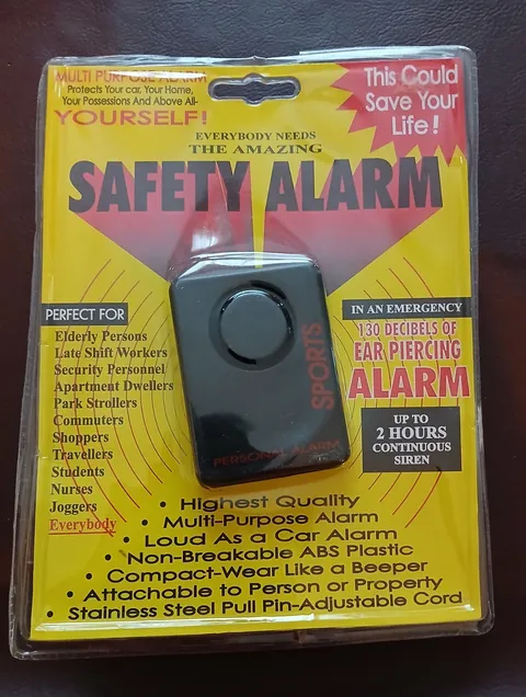 Safety Alarm 130 Decibels Multipurpose Personal Body and Property Protection