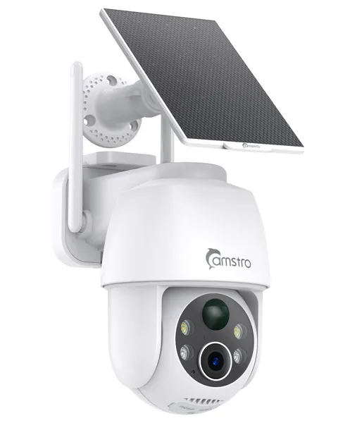 ANNKE 3MP PT Wireless IP Security Camera Solar Battery Color Night Two Way Audio