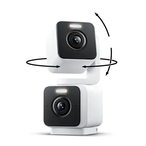 WYZE Duo Cam Pan Indoor/Outdoor IP65 2K 360° Pan/Tilt Smart Home Security Camera
