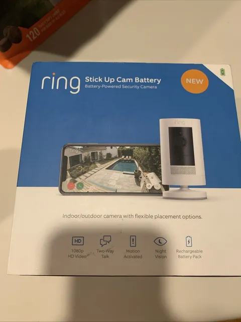 Ring Stick Up Cam Battery 1080p Indoor/Outdoor Security