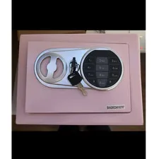 Pink Digital Safe Keypad Metal with Emergency Override Key and 2 Keys