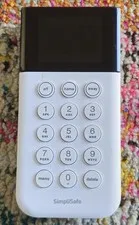 SimpliSafe SSKP3 Keypad White Wireless Touch-to-Wake Home Security GEN 3 - Used