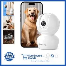 4MP 5G Security Camera Indoor with 2-Way Audio, Night Vision, Motion Tracking