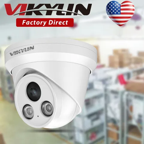 Vikylin CCTV Full Color Night light MIC 8MP 4K POE Camera Onvif Motion Detection