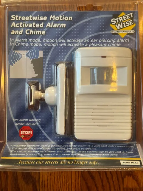 Streetwise Motion Activated Alarm and Chime. Security Product