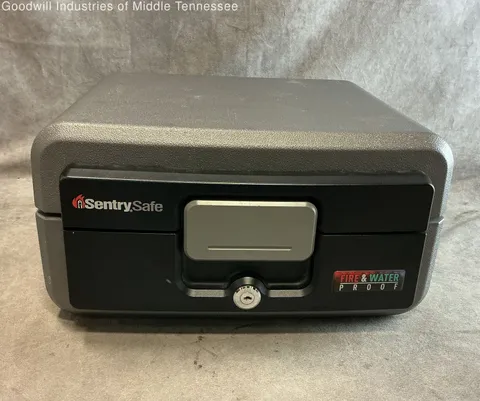 SentrySafe Fire & Water Proof Security Safe Key Lock Portable Storage Chest USA