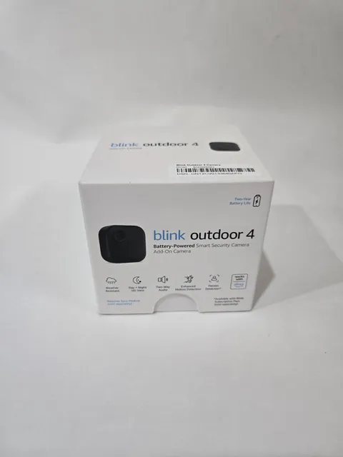 Blink Outdoor  4th Gen Add-on Camera WiFi Security HD Cam - requires sync module