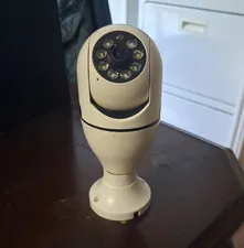 White Indoor Wi-Fi IP Security Surveillance Camera, Night Vision, 1080p 16:9