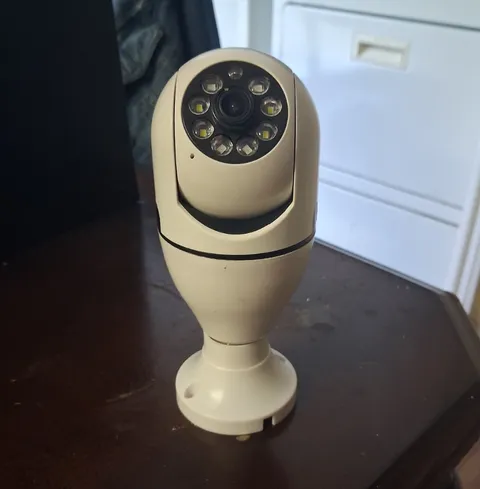White Indoor Wi-Fi IP Security Surveillance Camera, Night Vision, 1080p 16:9