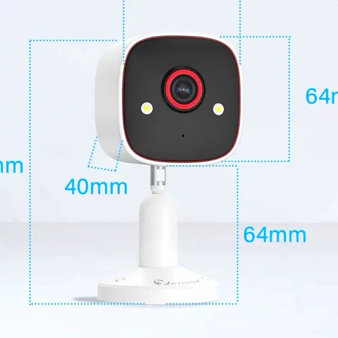 Jennov H Series Indoor WiFi IP Camera – Color Night Vision, Human Detect