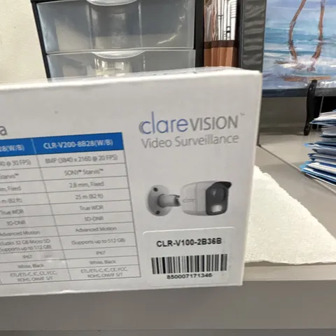 ClareVision CLR-V100-2B36B 2MP IP Wired Camera White/Black