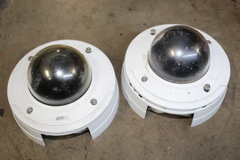 2x Lot Axis P3364 6mm Dome Network IP Security Cameras White 0482-001-01