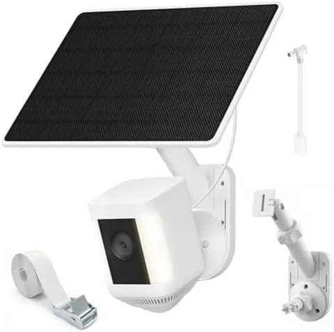Solar Panel for Ring Camera Spotlight Cam Plus/Pro(Battery) & Stick Up Cam/Pro B