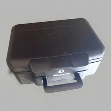 SentrySafe Portable Fire Safe Black Plastic Key Lock Security Box
