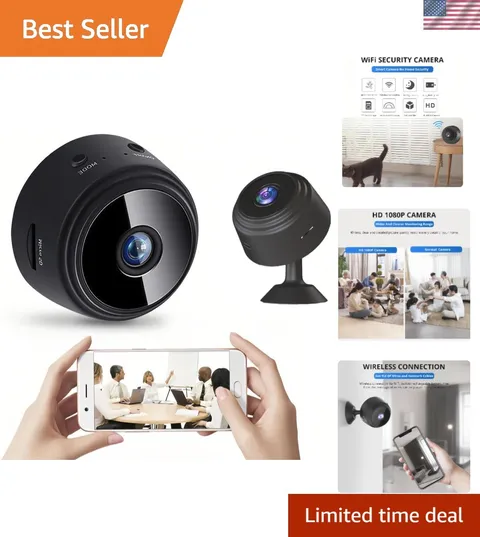 Advanced Waterproof Night Vision Camera - 90-Degree Angle, Remote Monitoring